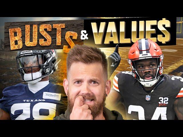 Busts & Value Picks + Caleb Saves Chicago? | Fantasy Football 2024 - Ep. 1617