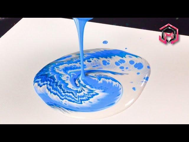 WOW My FAVORITE!! Straight Acrylic Pouring and Fluid art for Beginners