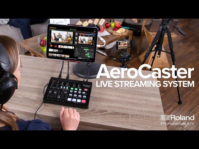 Introducing the Roland AeroCaster Livestreaming System