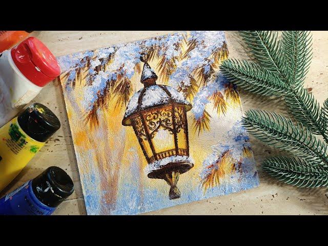 DRAWING LIGHT/LANTERN/ACRYLIC PAINTING/МАЛЮЄМ СВІТЛО/ ЖИВОПИС АКРИЛОМ/ФОНАРЬ/#українськийконтент
