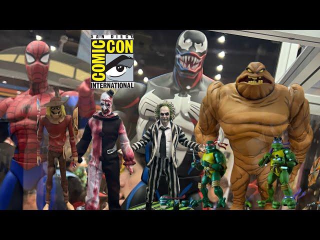 SDCC 2024 Mezco Toyz, Mondo toys, Super 7 walkthrough