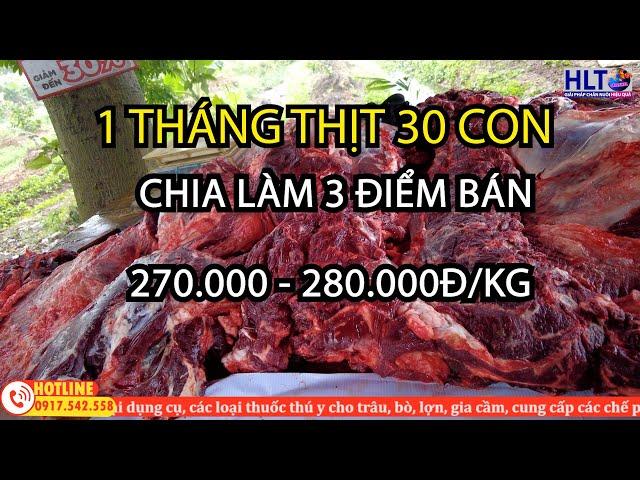 Đây là giá THỊT TRÂU của những mối BÁN THỊT TRÂU DẠO - 270.000 - 280.000đ/kg