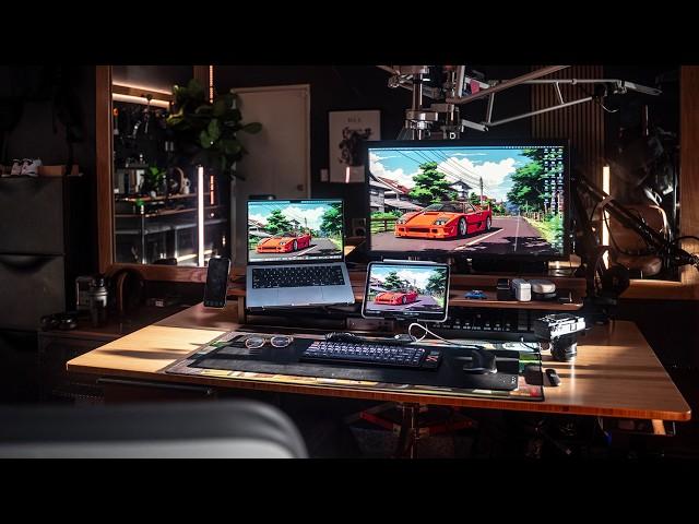 I Built A New Car Themed Desk Setup in the Garage