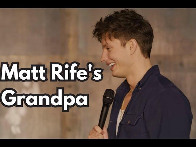 Matt Rife | Matthew Steven Rife | Matt Rife's Grandpa.