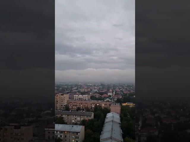 early morning #shorts #clouds #city #roofs