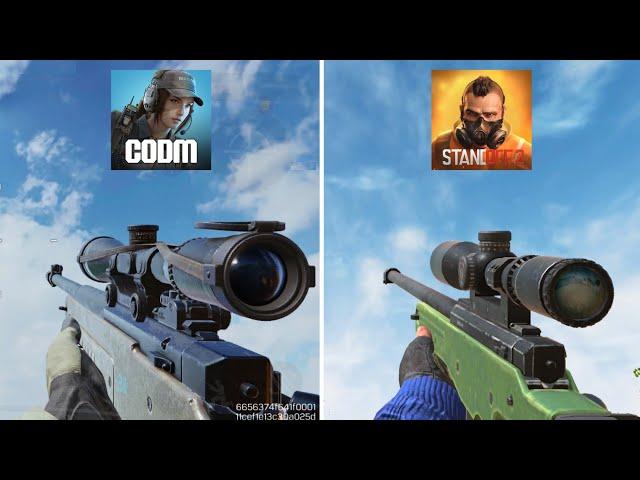 COD Mobile vs Standoff 2 - Details and Physics Comparison