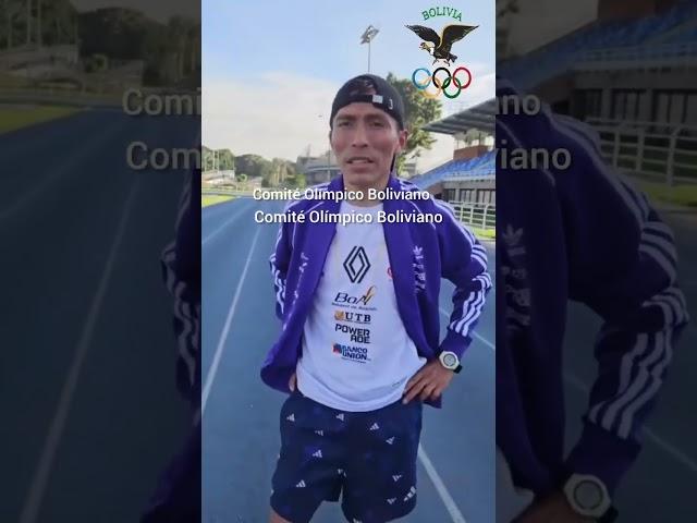 El atleta boliviano Hector Garibay entrenó en Colombia. #hectorgaribay #bolivia #atleta #france