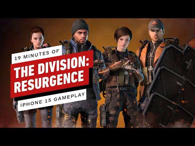 19 Minutes of The Division: Resurgence - iPhone 15 Pro Max Gameplay