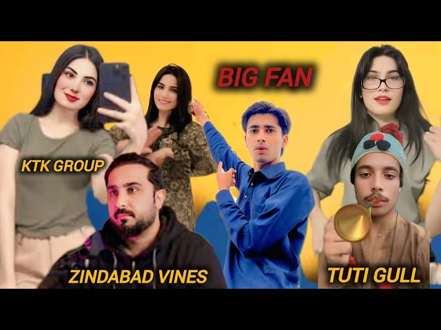 Fan with zindabad vines or tuti gull vines | Sara,Mano, Nimra,alya Ktk video | Pashto New video 2025