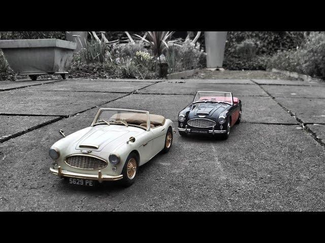 1:18 Austin Healey Goldie scale model