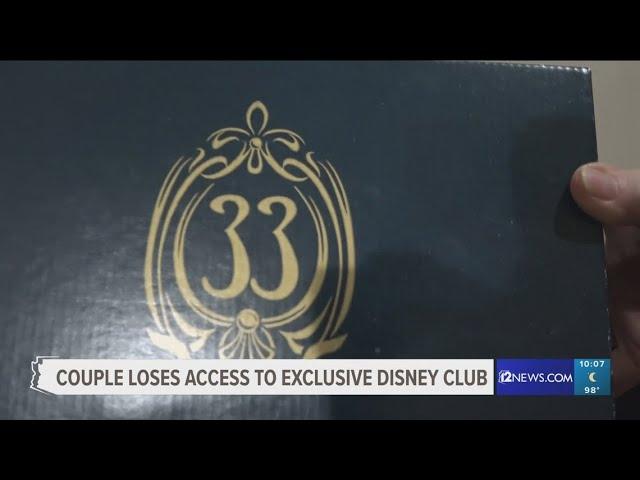 Arizona couple loses lawsuit after being banned from Disney's exclusive Club 33