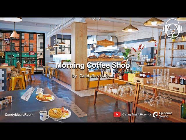 Busy Morning Coffee Shop Ambient & Cafe Jazz Playlist - Coffee Shop Music, Cafe ASMR, Jazz BGM