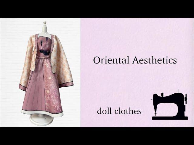 【Oriental Aesthetics】Fashion Design Kit-Creativity DIY-Han-style clothing #sewing #dollclothes