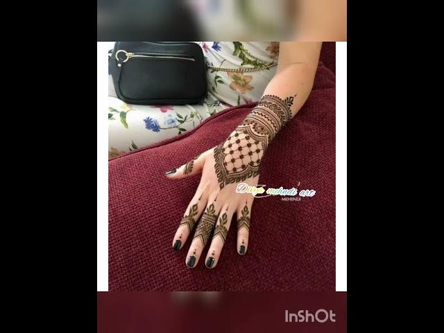 teej special girls mehndi design by divya mehndi art #mehndidesign #design #mehndi #ytshorts