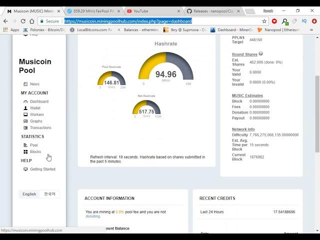 Music Coin Mining Step by Step !