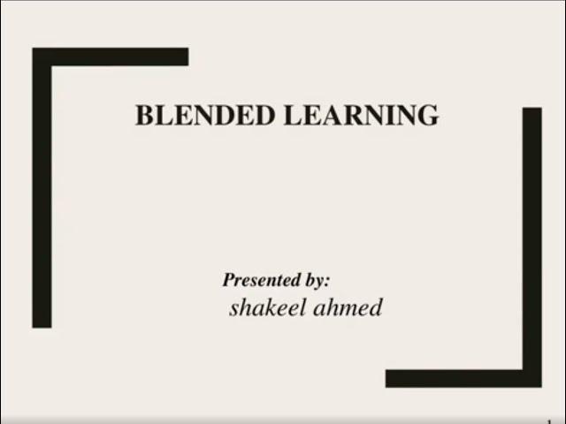 #Blended learning # Blended learning in pakistan # Education
