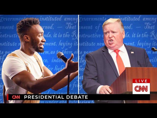 I CRASHED THE PRESIDENTIAL DEBATE (2024)