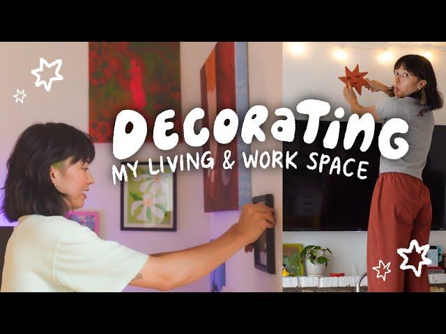 decorating my apartment & art studio (using what I own, mostly) ️