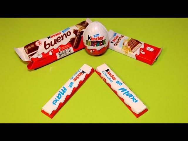 Kinder Chocolate Maxi Kinder Country Kinder Bueno Kinder Surprise Egg Kinder Joy