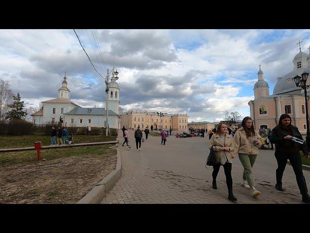 4k Прогулка по Соборной площади. Vologda Russia