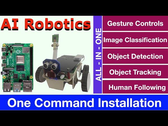 AI Robotics - Machine Learning Projects with RaspberryPi, Tensorflow Lite & Teachable Machine