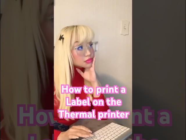 How to Print a Label on a Thermal Printer from Mercari #reseller