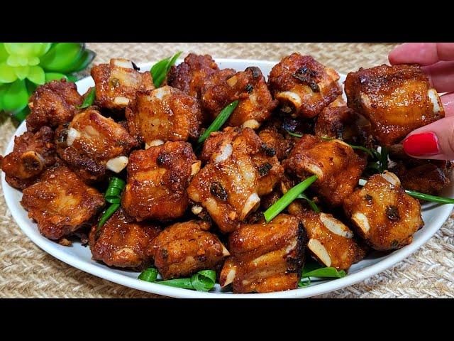 These pork ribs will disappear in a second! You will cook it again & again! | 2 RECIPES