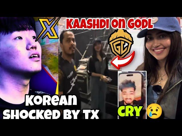 Korean Team Shocked By TX  Kaash On GodL  Scout Cry 