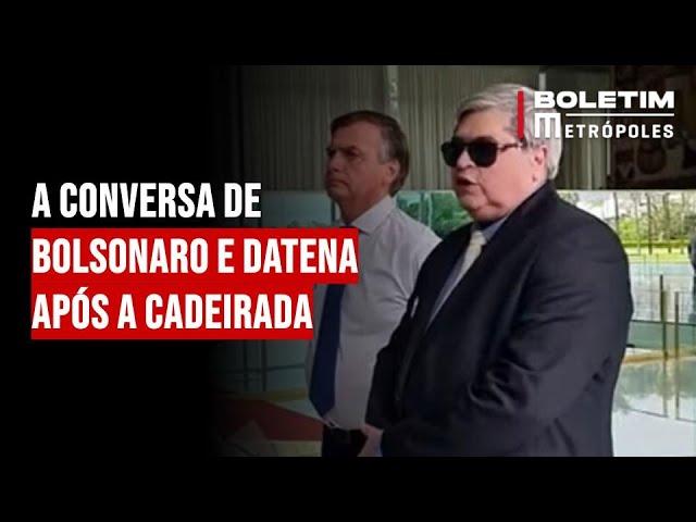 A conversa de Bolsonaro e Datena após a cadeirada