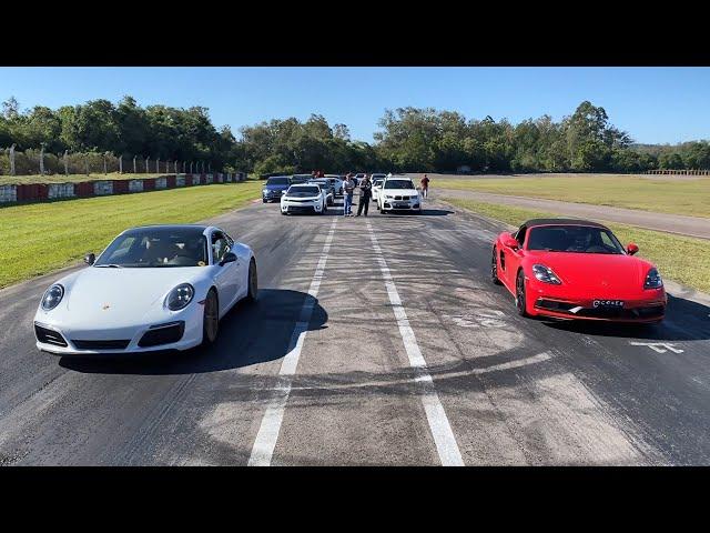 19º Super Challenge no Autódromo de Guaporé com Hellcat, GTR, RS4, R8 V10 Mustang Match 1, 918 Nitro
