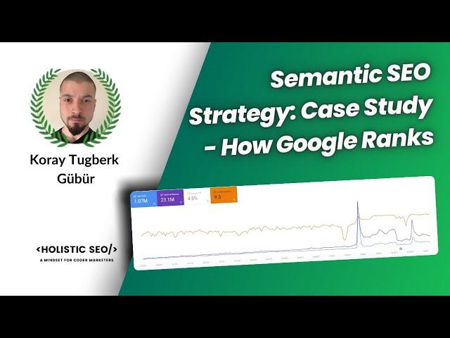 Semantic SEO Strategy: Case Study - How Google Ranks