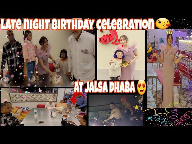 Explored new jalsa dhabaFor my birthday celebration#youtube#subscribe #dhaba#celebration