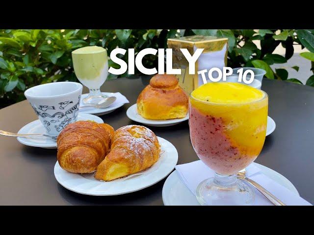 Top 10 MUST-TRY Foods in Sicily! 