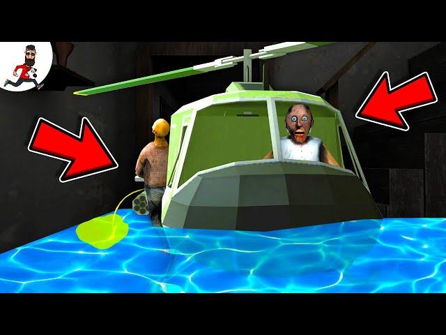 Flood in Granny's house vs Alphabet F  Funny horror Animation Granny and Grandpa