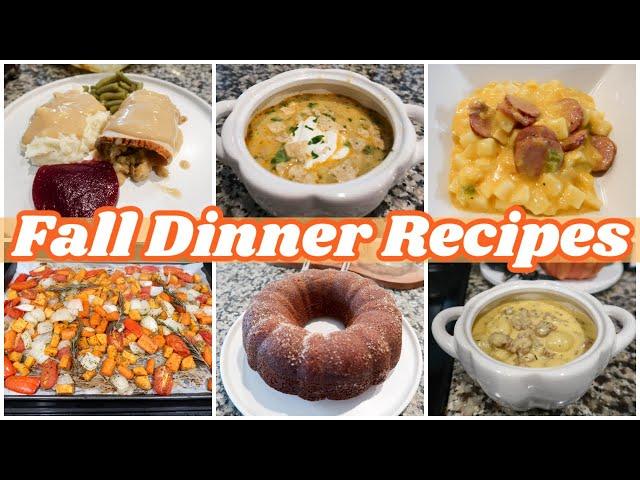 FALL DINNER RECIPES | 5 Cozy Autumn Dinner Ideas