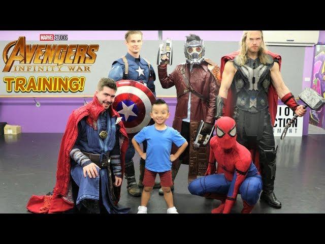 Training With The Marvel Avengers Infinity War Superhero CKN