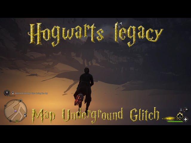 HOGWARTS LEGASY BUG | stocking in Hogwarts map underground | underground glitch