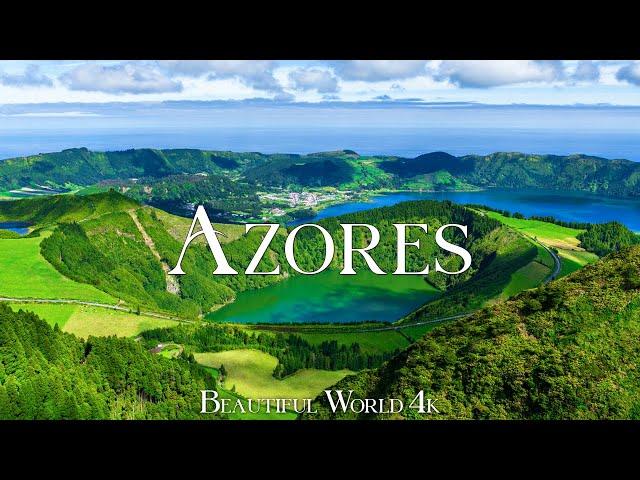 Azores Islands in 4K - Relaxation Film - Calming Piano Music - Amazing Nature