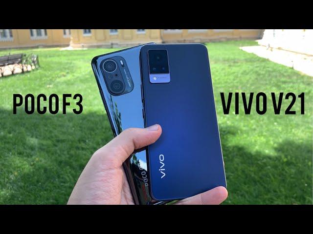 Poco F3 vs Vivo V21 полное сравнение камер и функции