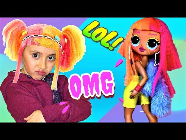 LOL Surprise OMG Dazzling Fashion Doll Neonlicious as Nicki Minaj