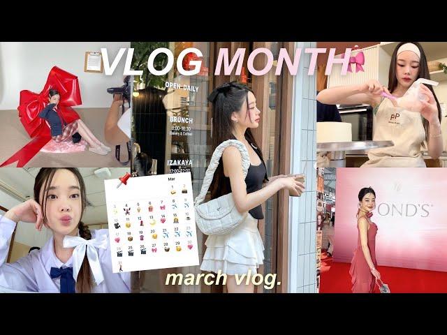 VLOG MONTH ️ 31 days of my life พาไปเที่ยว , ถ่ายซีรี่ย์ , อัดคลิปทุกวันใน 1 เดือน | Beamsareeda