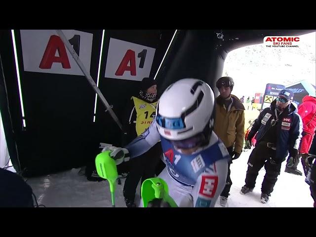 Timon Haugan  - Gurgl men's slalom, Nov 18, 2023, both runs