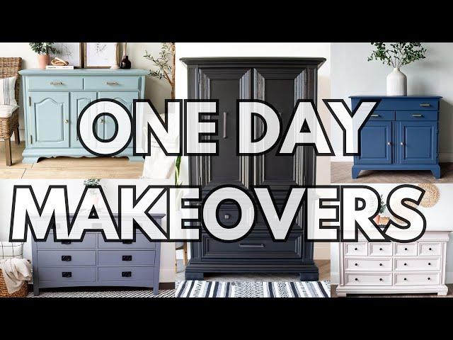 How to Paint Furniture the EASY WAY  9 All IN ONE Paint Makeovers