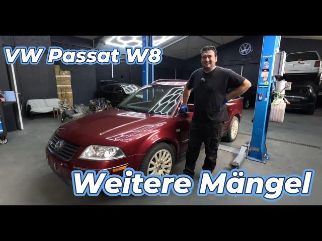 Der Motor säuft im Sprit ab - Weitere Mängel am Passat W8 - TÜV Bestanden ?