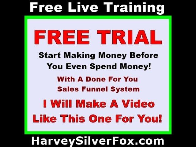 Harvey Silver Fox Says I'll Make FREE Video Like This One | ClickBank Training Leads Review