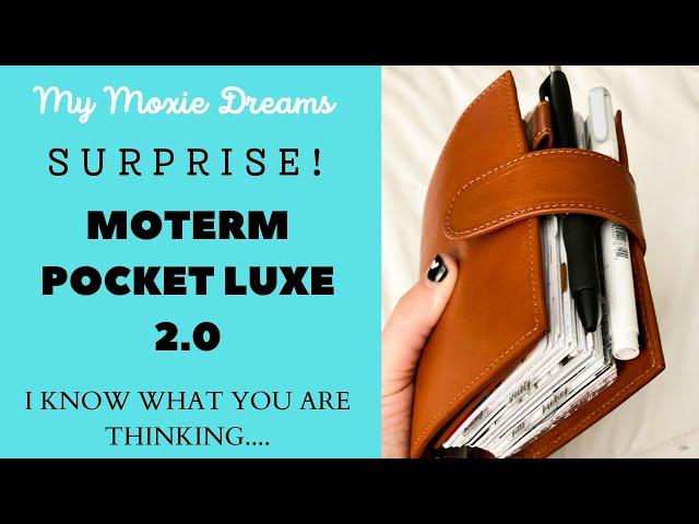 SURPRISE! | MOTERM POCKET LUXE 2.O CARAMEL | POCKET RINGS PLANNER SET UP |  PLANNER FLIP THRU