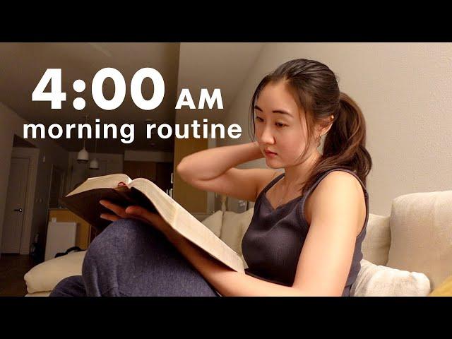 Waking Up at 4AM: a crazy productive morning routine