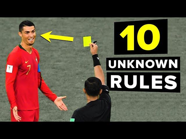 10 football rules you DIDN'T KNOW existed!