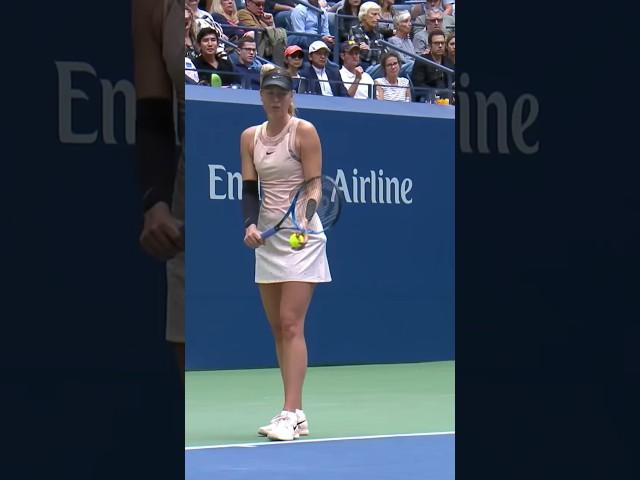 Maria Sharapova hits 2 lefty ️#cutfrom #funny #shorts #tennis #subscribe