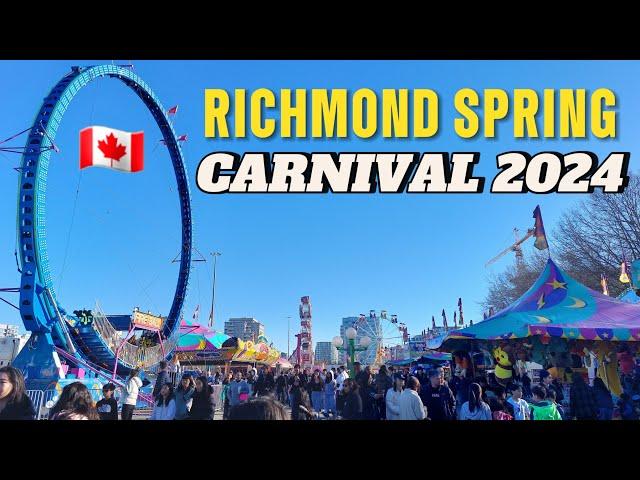  Richmond Lansdowne Centre Spring Carnival 2024 | Opening Day | Vancouver Vlog | March 29, 2024